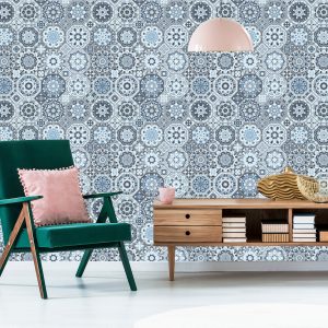Papier Peint Mosaïque Colorée De Style Oriental – Image 6