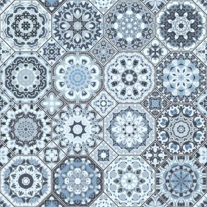 Papier Peint Mosaïque Colorée De Style Oriental – Image 1