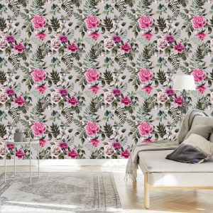 Papier Peint Belles Roses Colorées – Image 3