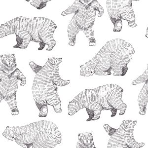 Papier Peint Pour Les Enfants - Ours Drôles – Image 1