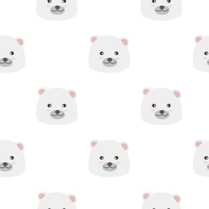 Papier Peint Pour Les Enfants - Ours Polaires Mignons – Image 1