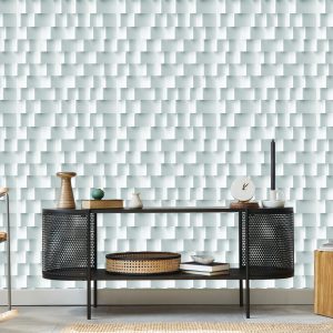 Papier Peint Motif Géométrique Moderne - Effet 3D – Image 5