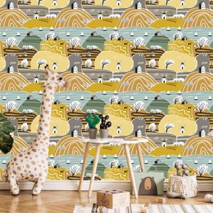 Papier Peint Pour Les Enfants - Paysage D'automne – Image 5
