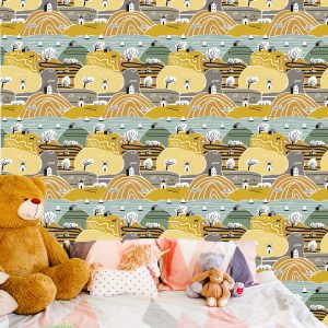 Papier Peint Pour Les Enfants - Paysage D'automne – Image 6