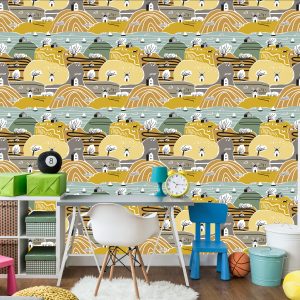 Papier Peint Pour Les Enfants - Paysage D'automne – Image 4