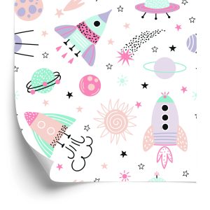 Papier Peint Pour Les Enfants - Cosmos – Image 2