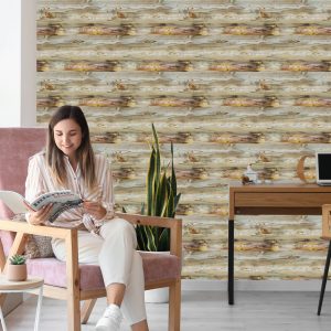 Papier Peint Planches De Bois Horizontales – Image 7
