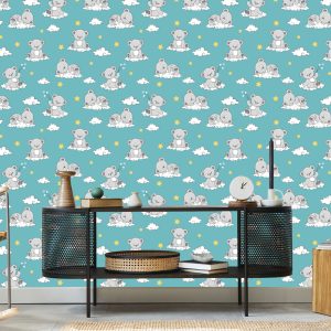 Papier Peint Pour Les Enfants - Happy Sleeping Bears – Image 5
