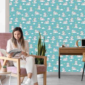 Papier Peint Pour Les Enfants - Happy Sleeping Bears – Image 7