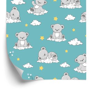 Papier Peint Pour Les Enfants - Happy Sleeping Bears – Image 2