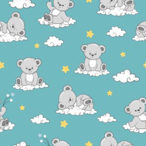 Papier Peint Pour Les Enfants - Happy Sleeping Bears – Image 1