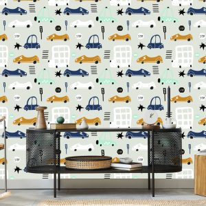 Papier Peint Pour Les Enfants - Voitures, Voitures – Image 5