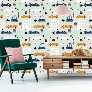 Papier Peint Pour Les Enfants - Voitures, Voitures – Image 6
