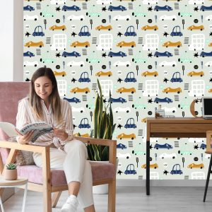 Papier Peint Pour Les Enfants - Voitures, Voitures – Image 7