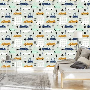 Papier Peint Pour Les Enfants - Voitures, Voitures – Image 3