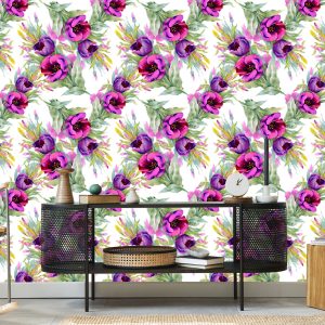 Papier Peint Pivoines Médicales Colorées – Image 5