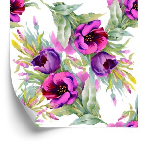 Papier Peint Pivoines Médicales Colorées – Image 2