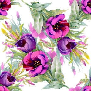 Papier Peint Pivoines Médicales Colorées – Image 1