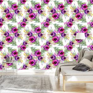 Papier Peint Pivoines Médicales Colorées – Image 3