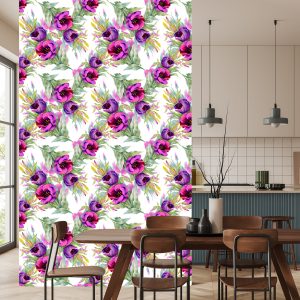 Papier Peint Pivoines Médicales Colorées – Image 4