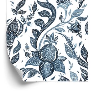 Papier Peint Fleurs Abstraites Peintes À L'aquarelle – Image 2
