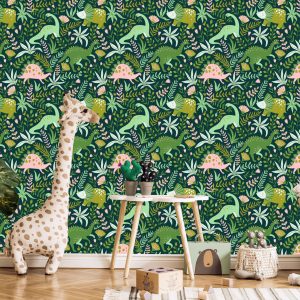 Papier Peint Pour Les Enfants - Dinosaures – Image 5