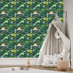 Papier Peint Pour Les Enfants - Dinosaures – Image 3