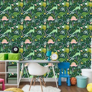 Papier Peint Pour Les Enfants - Dinosaures – Image 4