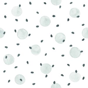 Papier Peint Pois Peints En Gris – Image 1