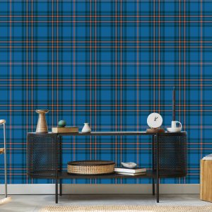 Papier Peint Plaid Écossais Coloré À La Mode – Image 5