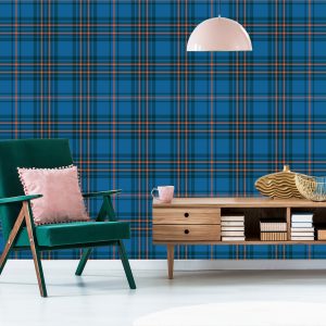 Papier Peint Plaid Écossais Coloré À La Mode – Image 6