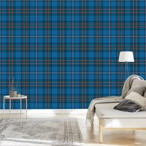 Papier Peint Plaid Écossais Coloré À La Mode – Image 3
