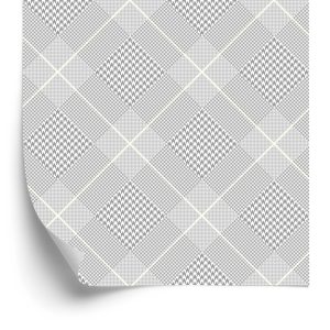 Papier Peint Carreaux Gris Élégants – Image 2