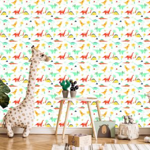 Papier Peint Pour Les Enfants - Dinosaures – Image 5