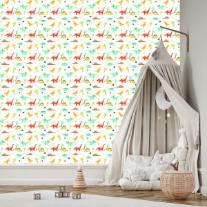 Papier Peint Pour Les Enfants - Dinosaures – Image 3