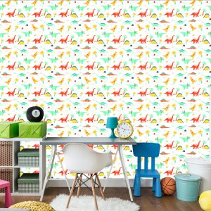Papier Peint Pour Les Enfants - Dinosaures – Image 4