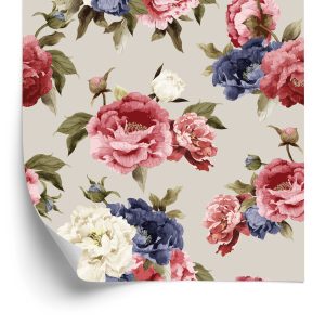 Papier Peint Roses Peintes À L'aquarelle – Image 2