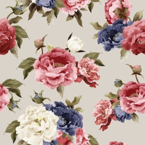 Papier Peint Roses Peintes À L'aquarelle – Image 1
