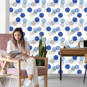 Papier Peint Pois Abstraits Modernes – Image 7