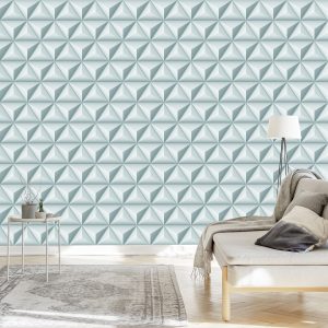 Papier Peint Pyramides Modernistes - Effet 3D – Image 3