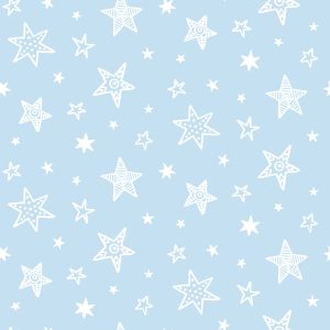 Papier Peint Pour Les Enfants - Des Étoiles Comme Des Flocons De Neige – Image 1