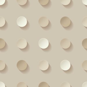 Papier Peint Pois Dans Les Tons De Beige - Effet 3D – Image 1