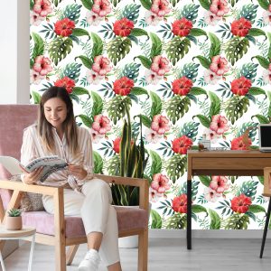Papier Peint Fleurs Colorées – Image 7
