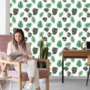 Papier Peint Feuilles De Monstera Et Alocasia – Image 7