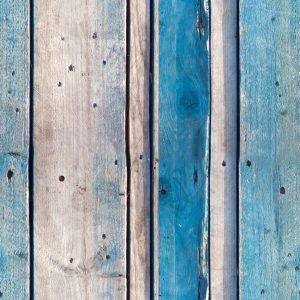 Papier Peint Planches De Bois Bleues – Image 1