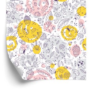 Papier Peint Pour Les Enfants - Thème De La Belle Forêt – Image 2
