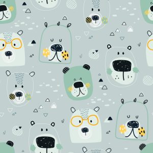 Papier Peint Pour Les Enfants - Oursons Doux – Image 1