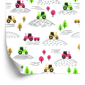 Papier Peint Pour Les Enfants - Tracteurs – Image 2