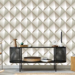 Papier Peint Motif Géométrique Moderniste - Effet 3D – Image 5