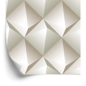 Papier Peint Motif Géométrique Moderniste - Effet 3D – Image 2